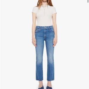 MOTHER The Ankle Insider dark wash